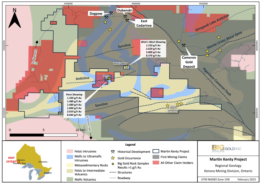 Big Gold Inc CSE - BG Regional Geology Map_20230224_FINAL